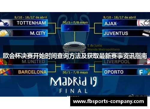 欧会杯决赛开始时间查询方法及获取最新赛事资讯指南 欧会杯决赛开始时间查询方法及获取最新赛事资讯指南